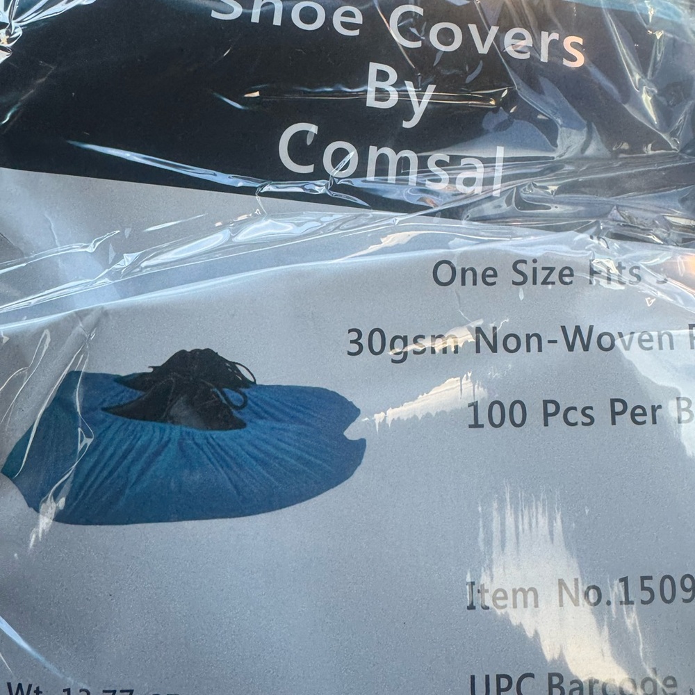 Comsal Blue Shoe Covers